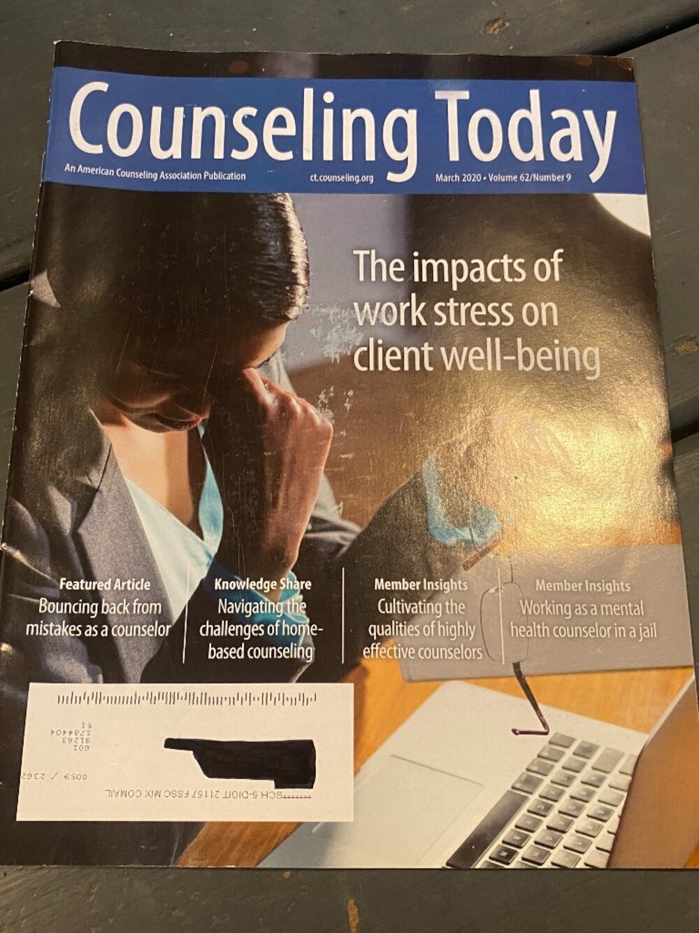 Counseling Today- The impacts of work stress on client well-being- March 2020